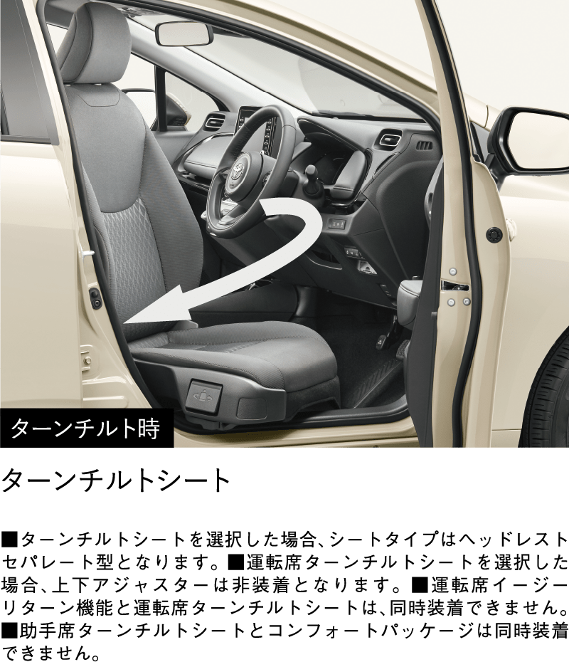 ターンチルトシート