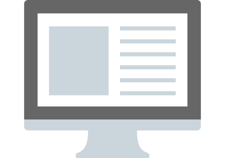 モニターのイラスト