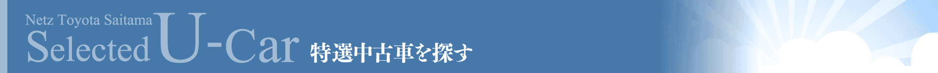 特選中古車を探す