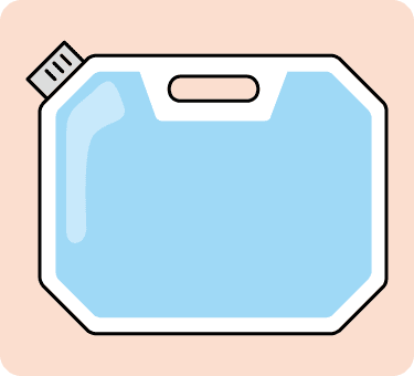 給水袋のイラスト