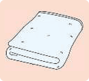 タオルのイラスト
