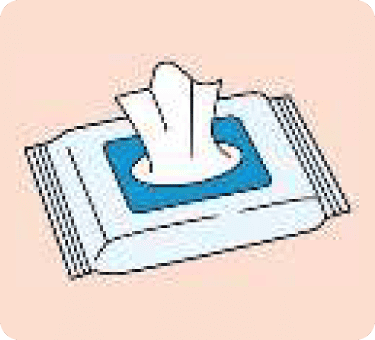 ウェットティッシュのイラスト