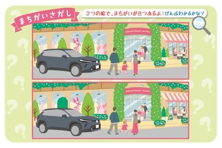 まちがい探し-カローラクロス編