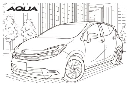 ぬりえ-アクア編