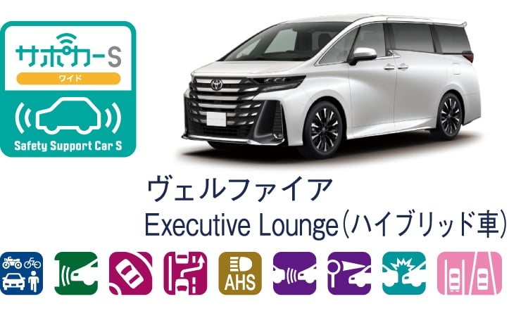 ヴェルファイアのサポカー（セーフティ・サポートカー）区分表示